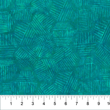 Hexies Batik - TURQUOISE