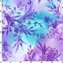 Bloom Bright - Meandering Flower - BLUE VIOLET