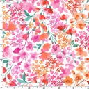 Bloom Bright - Packed Flowers - PINK ORANGE