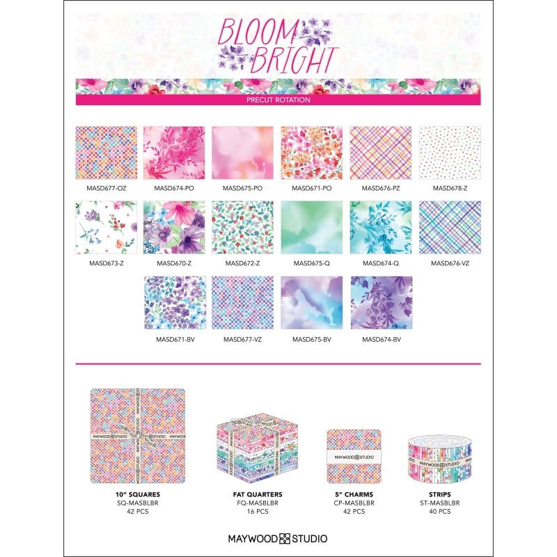 Bloom Bright Charm Squares