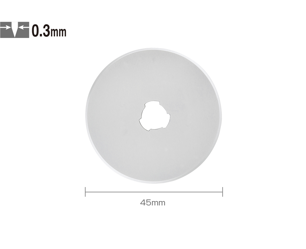 OLFA Endurance Rotary Blade - 45 MM - 10 PACK