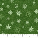 Beary Merry Christmas - Snowflakes - GREEN