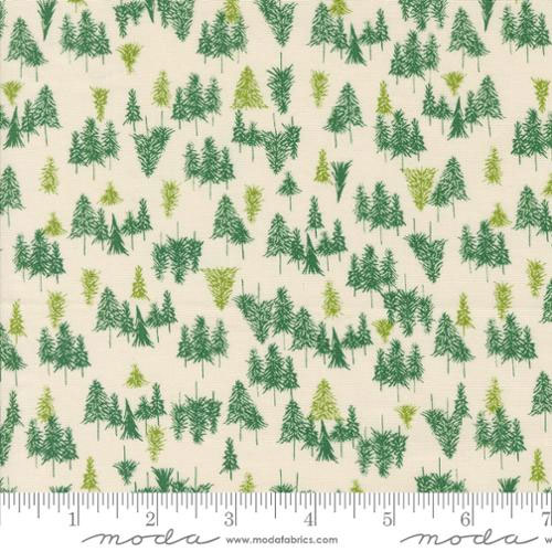 Cozy Wonderland -  Tree Farm Landscape - LIGHT GREEN