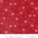 Woodland Winter - Snowflake Toss - CARDINAL RED