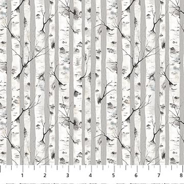 Woodland Adventures - Birch Trees - MID GRAY