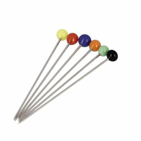 Glass Head Fine Pins - Size 28