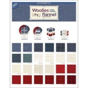 Woolie Flannel Charm Pack - THREE CHEERS