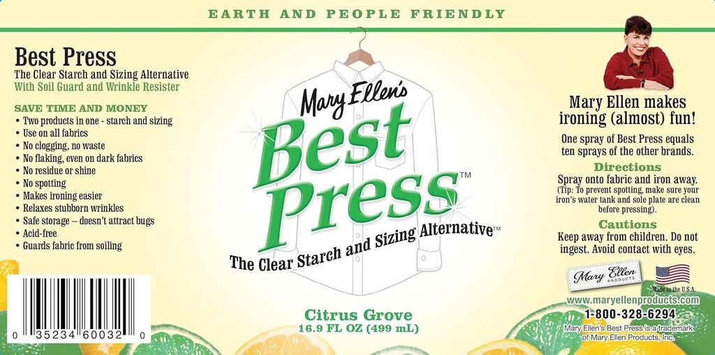 Best Press with Sprayer - CITRUS GROVE - 16.9 oz