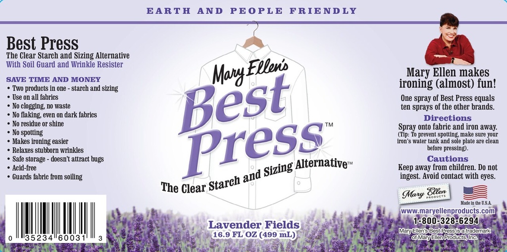 Best Press with Sprayer - LAVENDER FIELDS - 16.9 oz