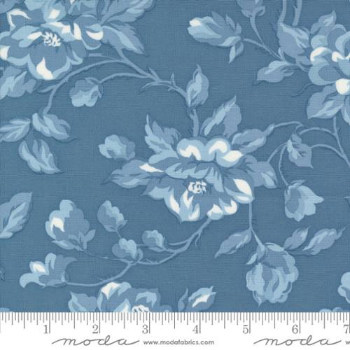 Shoreline - Costal Floral - MEDIUM BLUE