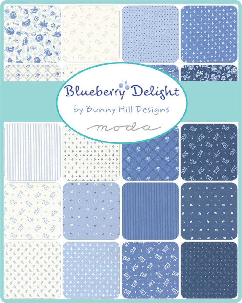 Blueberry Delights Berry Dots - SKY BLUE