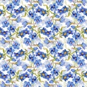 Decoupage - Flowers - BLUE