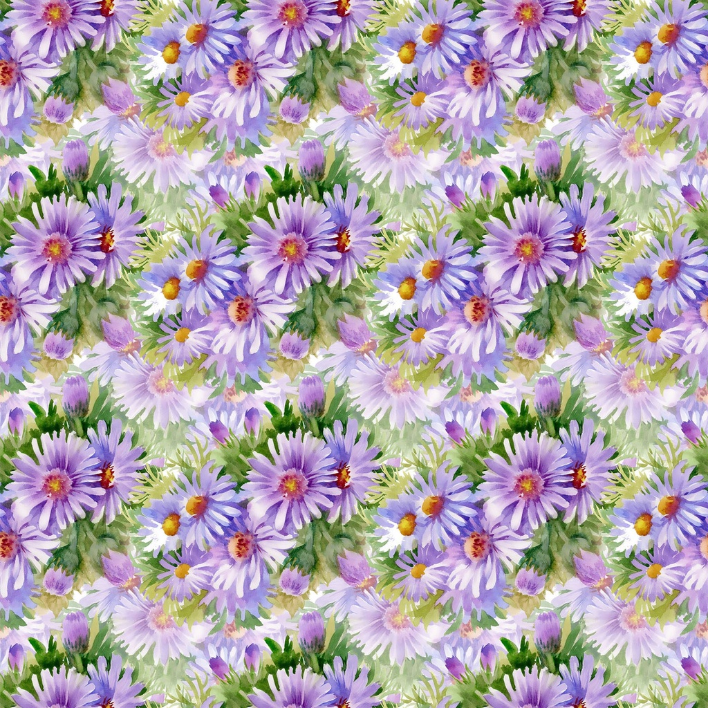 Decoupage - Dasies - LAVENDER