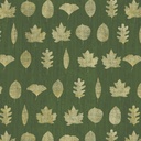 Lakeside Retreat - Leaves - GREEN/GOLD