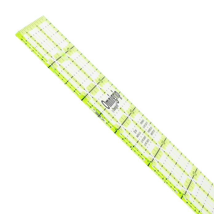 Omnigrip NEON Rectangle Ruler - 6" x 24"