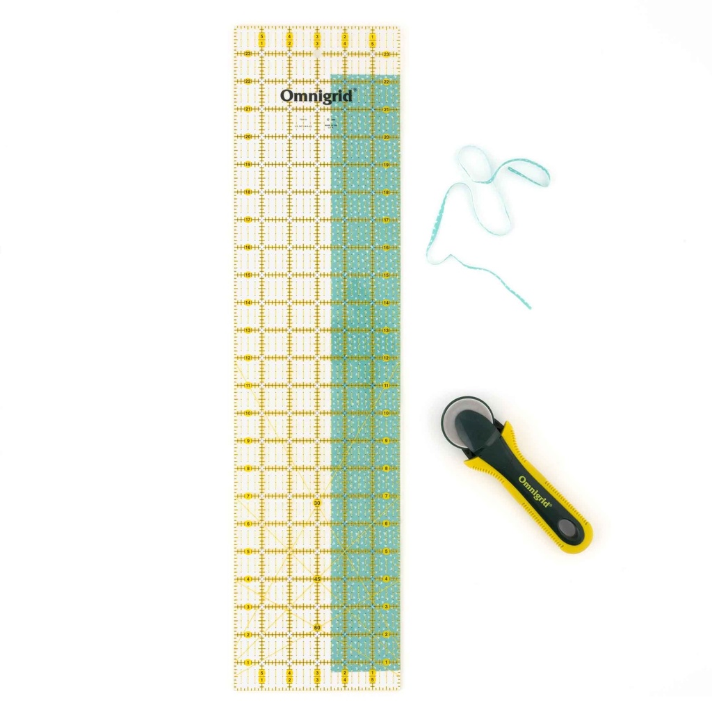 Omnigrid Rectangle Ruler - 6" x 24"