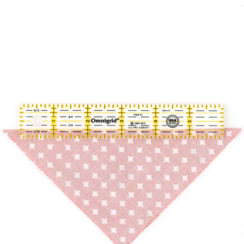 Omnigrid Rectangle Ruler - 1" x 6"