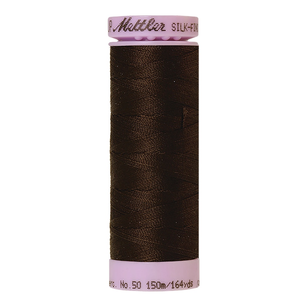 Silk Finish 50wt - 150M - VERY DARK BROWN - #1002