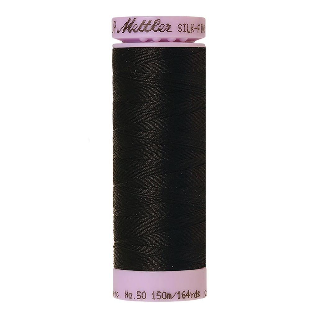 Silk Finish 50wt - 150M - BLACK - #4000