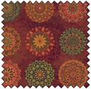 Stonehenge Marrakech Mandala Blocks - RED