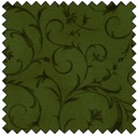 Elegant Scroll Quilt Back - 108" - FOREST GREEN