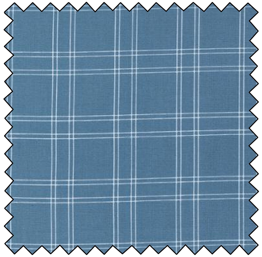 Shoreline - Plaid - MEDIUM BLUE