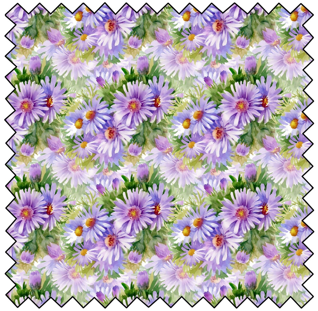 Decoupage - Dasies - LAVENDER