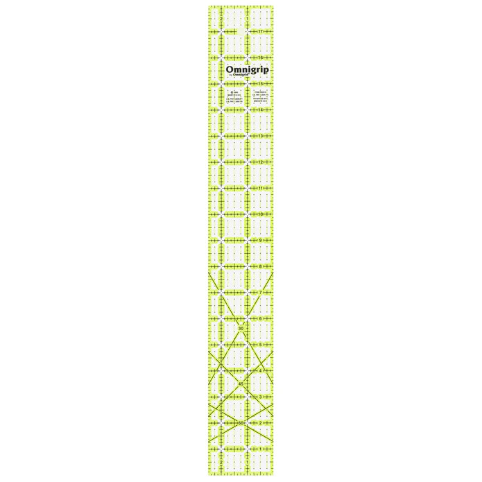 Omnigrip NEON Rectangle Ruler - 2.5" x 18"