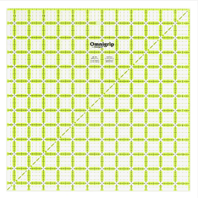 Omnigrip NEON Square Ruler - 12.5"