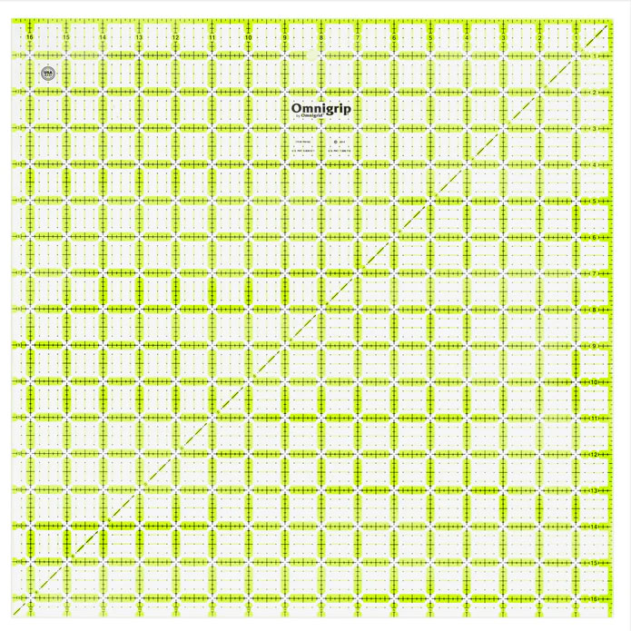 Omnigrip NEON Square Ruler - 16.5"