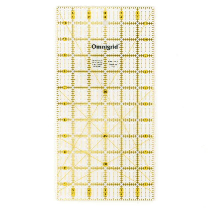 Omnigrid Rectangle Ruler - 6" x 12"