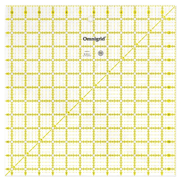 Omnigrid Square Ruler - 12.5"