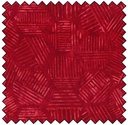 Hexies Batik - DARK RED