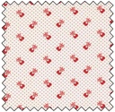 Ridgewood - Calico Heart - RED/WHITE