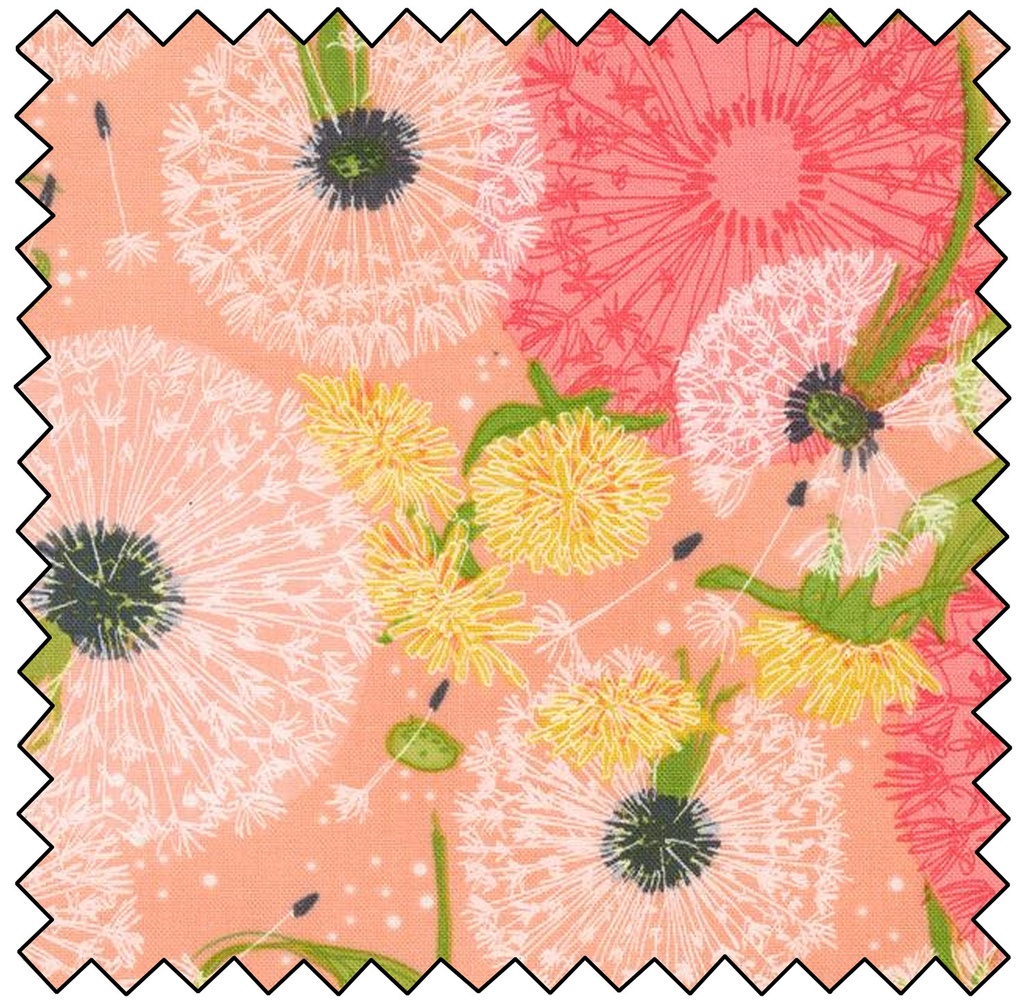 Dandi Duo - Large Focal Print - PEACH