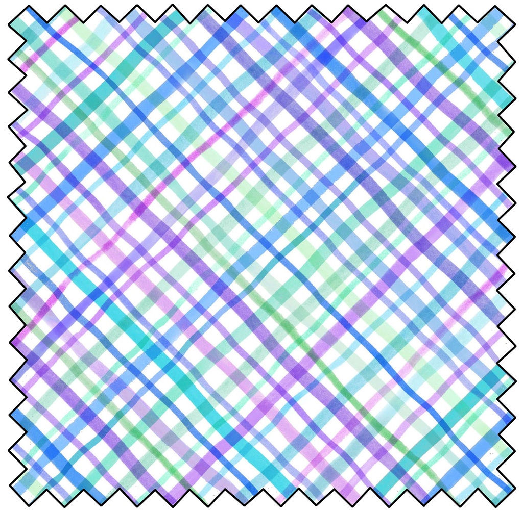 Bloom Bright - Plaid - VIOLET