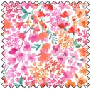 Bloom Bright - Packed Flowers - PINK ORANGE