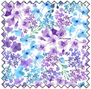 Bloom Bright - Packed Flowers - BLUE VIOLET