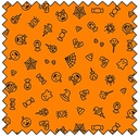 Trick or Treat - Halloween Doodle - ORANGE