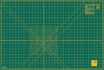 OLFA Rotary Cutting Mat - 24" x 36" - GREEN