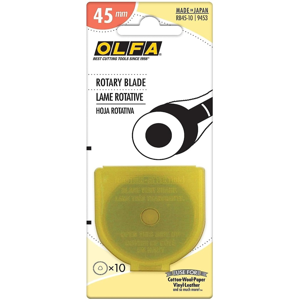 OLFA Rotary Blade - 45 MM - 10 PACK