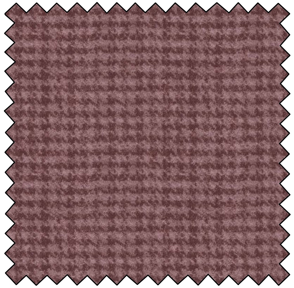 Woolies Flannel Houndstooth - MAUVE