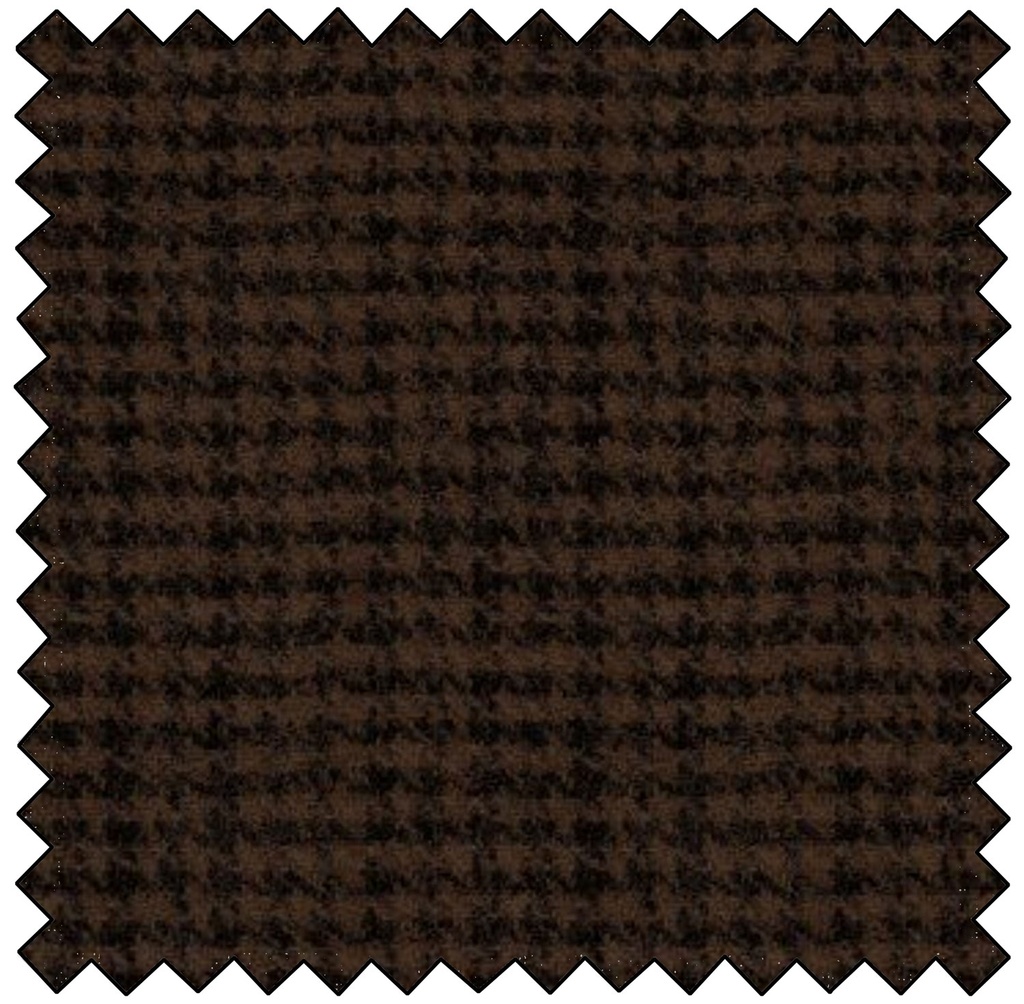 Woolies Flannel Houndstooth - ESPRESSO