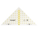 Omnigrid Quarter Square Triangle Ruler - 8"