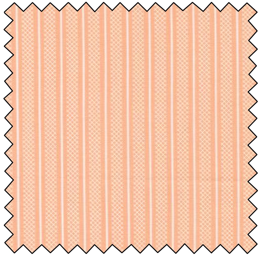 Flower Girl - Hatched Stripes - PEACHY