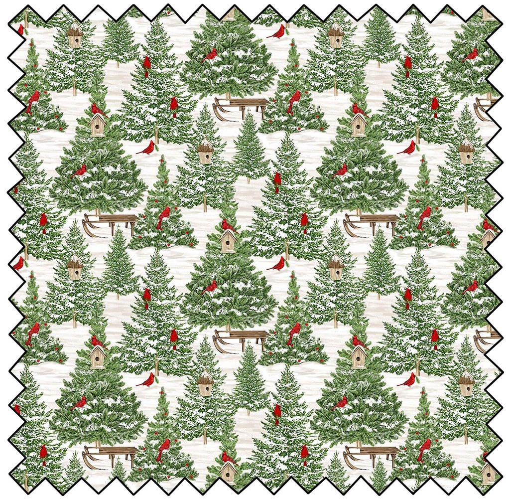 Beary Merry Christmas - Forest - WHITE MULTI