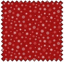 Beary Merry Christmas - Snowflakes - RED