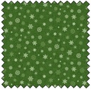 Beary Merry Christmas - Snowflakes - GREEN