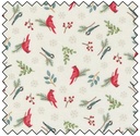 Woodland Winter - Winter Birds / Snowflake - SNOWY WHITE