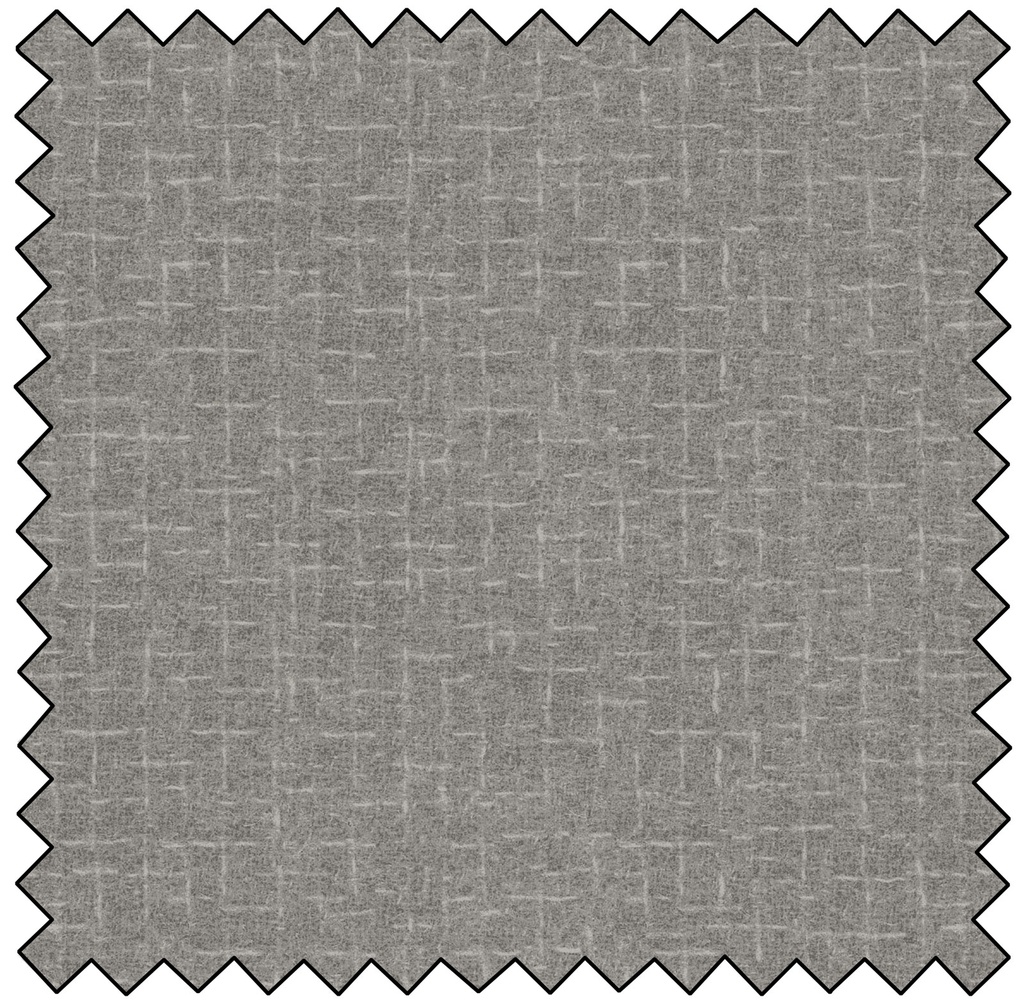 Woolies Flannel Crosshatch - PEWTER